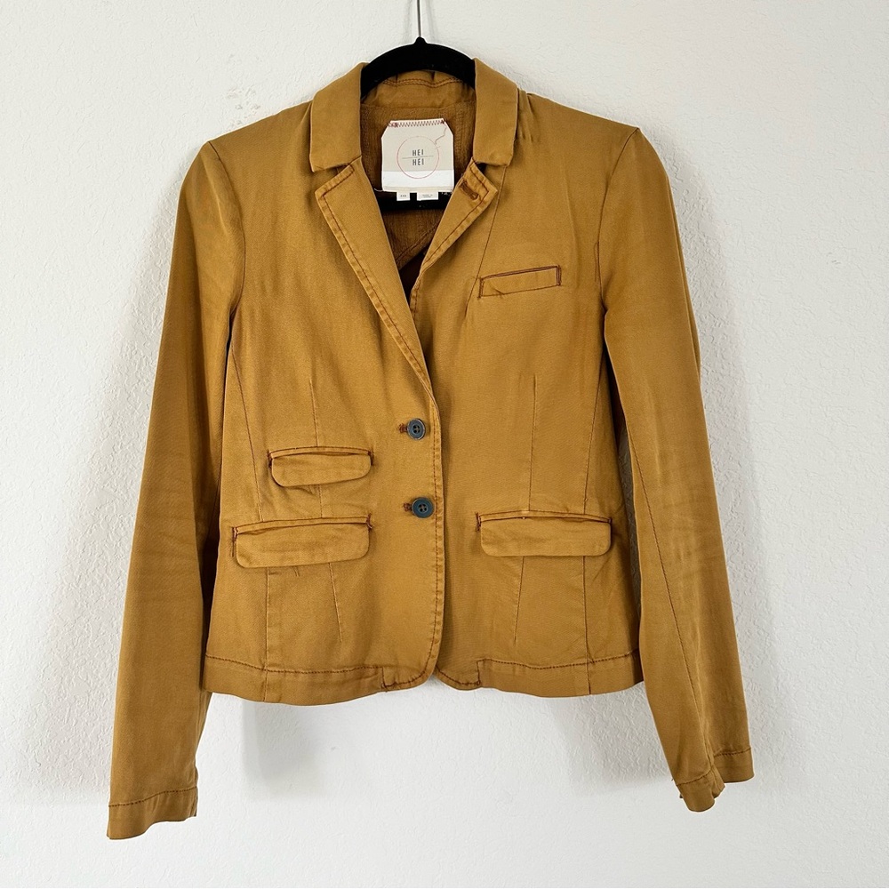 Anthropologie mustard jacket